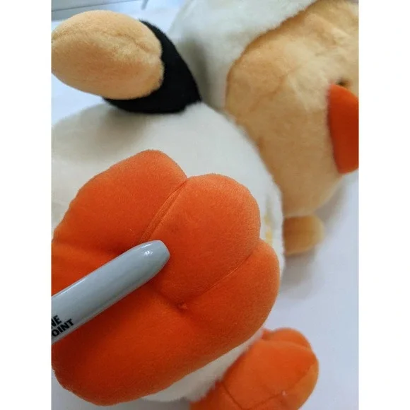 Vintage 1991 15 inches piyo piyo duck doll plush panda hoodie rare htf